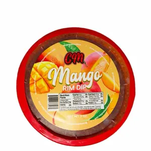 Rim dip Mango flavored - thick candied paste for drinks fruit or candy