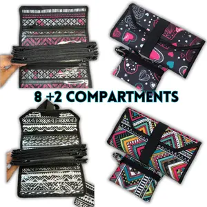 Phine, Cash Envelopes Wallet, Sinking Fund, Savings Challenge, Cash Organizer, Travel Wallet, Passport Organizer, Long Wallet, Coin Holder/Purse Card Holder, Receipt Organizer pocket