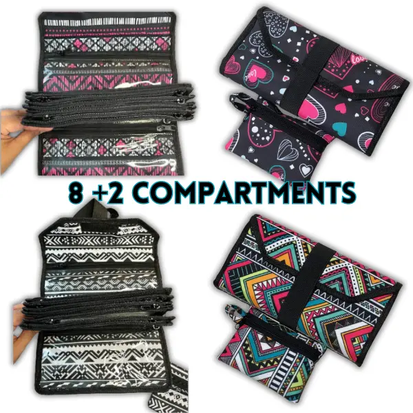 Phine, Cash Envelopes Wallet, Sinking Fund, Savings Challenge, Cash Organizer, Travel Wallet, Passport Organizer, Long Wallet, Coin Holder/Purse Card Holder, Receipt Organizer pocket