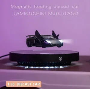 Magnetic Floating Diecast Car Vehicle with LED 1:36 scale