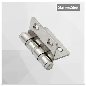 (Ten-piece pakage) 304 Stainless Steel Damping Hinge Industrial Automation Equipment Chassis Cabinet Flat Folding Silent Hinge