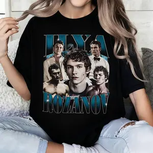 Connor Storrie Rozanov Bootleg Vintage Comfort Colors Shirt, Retro Vintage Y2K Streetwear for Women & Men, 100% Cotton, Machine Washable Casual Top