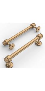 10 Pack Brushed Satin Nickel Cabinet Knobs, 1.2 Inch (30mm) Round Single Hole Drawer Pulls for Bathroom Cabinets & Dresser