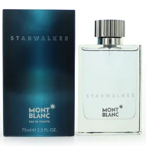 Men's Starwalker by Mont Blanc 2.5 oz EDT Spray - Infused with Amber, Cedar, Ginger, Musk Notes
