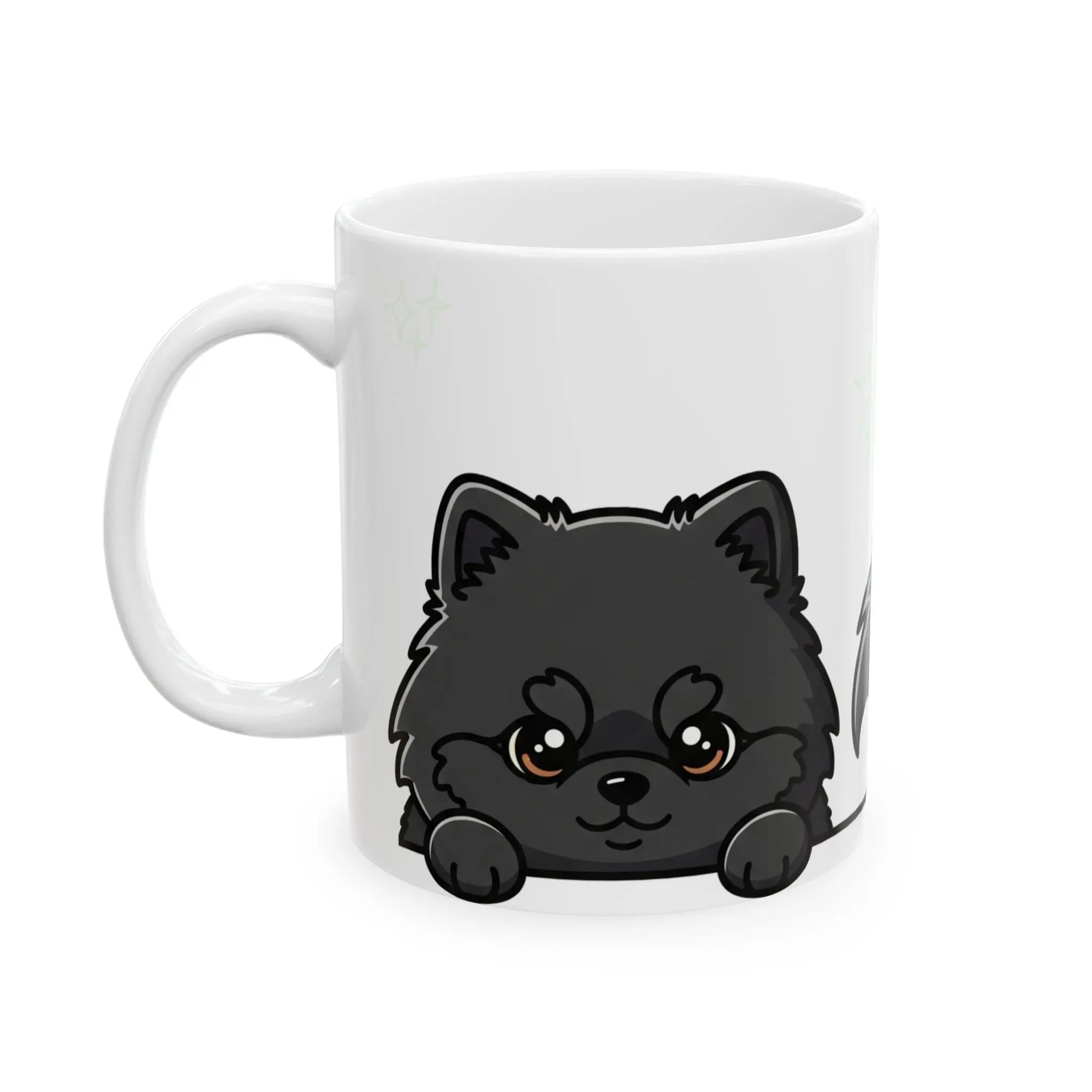 Pomeranian Peek-a-Boo Mug | Best Pomeranian Daddy Gift