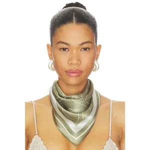 Malbon Golf Clara Scarf in Cream