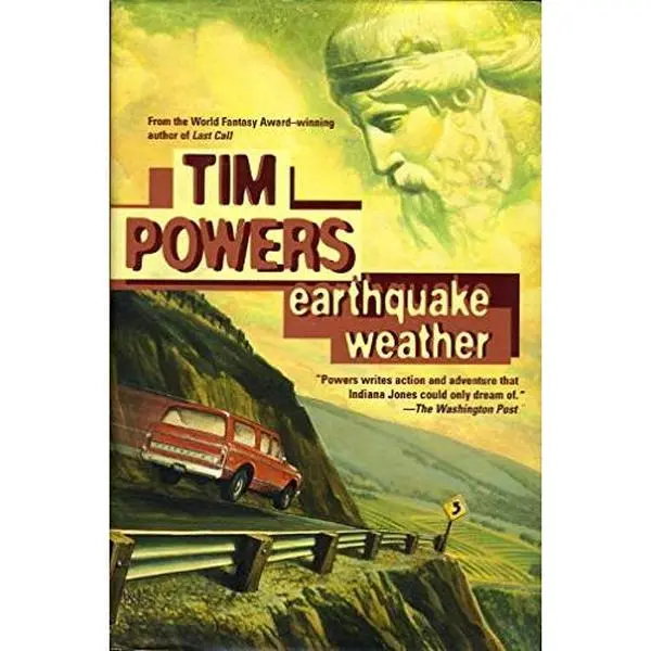 USED Book - Fault Lines: Expiration Date and Earthquake Weather by Tim Powers (Hardcover) - english