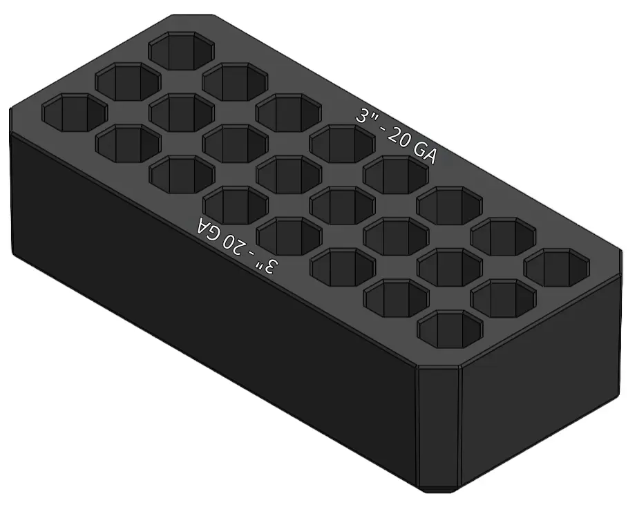 LARGE TRAY 20GA-3" WHITE