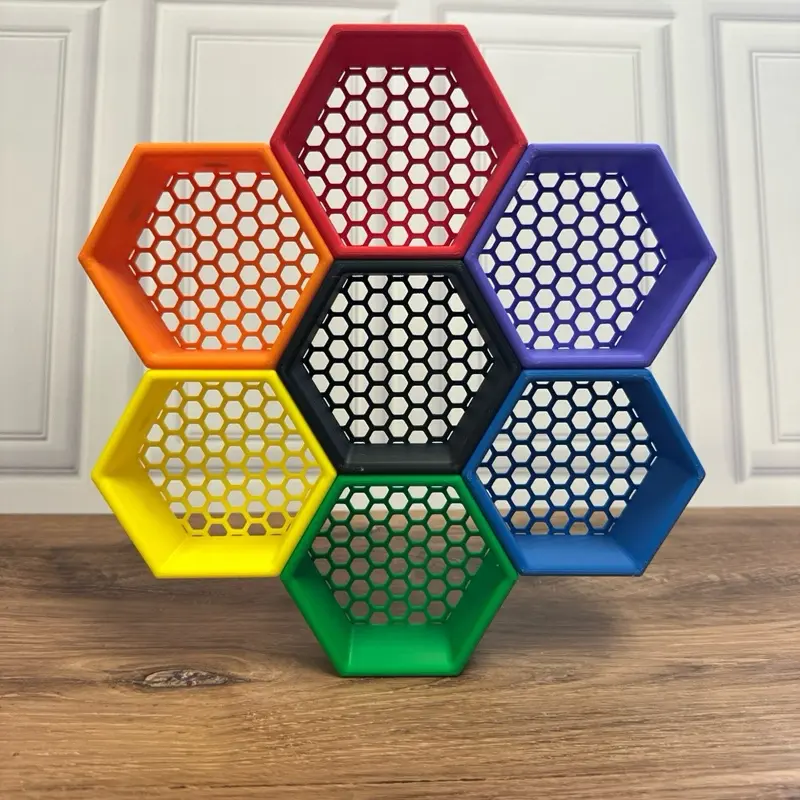 Magnetic Hexagon Shelves