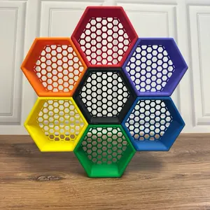 Magnetic Hexagon Shelves