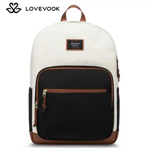 LOVEVOOK Back to School 15.6''-17.3'' Laptop Backpack, College Laptop Bag, Casual Double School Backpack for Women, Cute Computer Bag