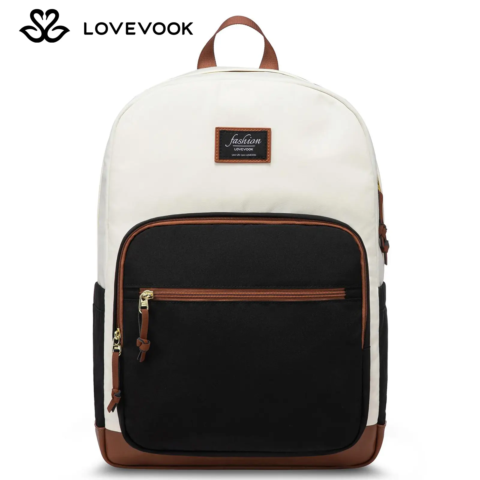 LOVEVOOK Back to School 15.6''-17.3'' Laptop Backpack, College Laptop Bag, Casual Double School Backpack for Women, Cute Computer Bag