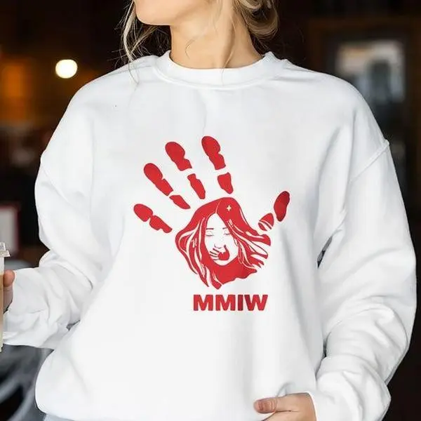 MMIW Red Hand Indigenous Owned Shirt Unisex Hoodie/T-Shirt/Sweatshirt Casual Womenswear Day Fashion