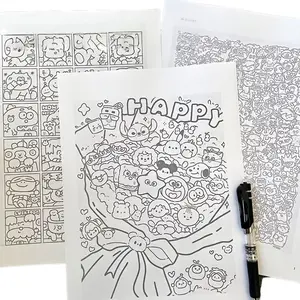 25-Page Assorted Drawing Templates Pack, Arts Crafts Supplies, for Stress Relief, Pen Control Practice, Line Art & Tracing Training, Beginner Art Supplies to Cultivate Concentration & Observation