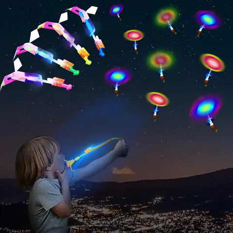 15PCS Glow-in-the-Dark Toy with LED Lights, Flying Orb Ball, Magical Flying Ball, Safe and Fun Toy for Kids, Ideal for Parties Birthdays and Holidays, Flying Ball Launcher