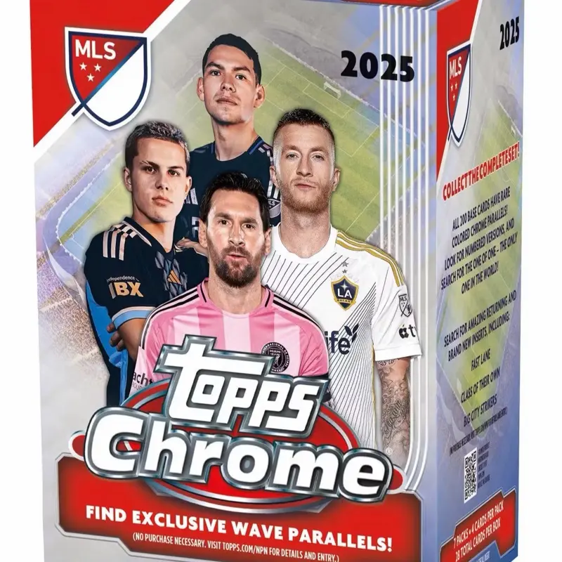 2025 Topps Chrome MLS Soccer Blaster Box! (Find Wave Parallels!)