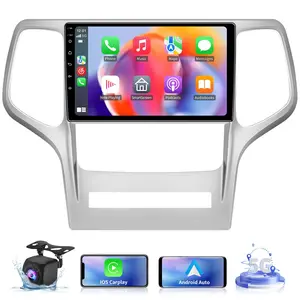 2G/4G+64GB Android Radio for【Jeep Grand Cherokee 2010 2011 2012 2013】with Wireless Carplay & Android Auto GPS 9 inch Touchscreen Bluetooth RDS FM SWC Car Audio
