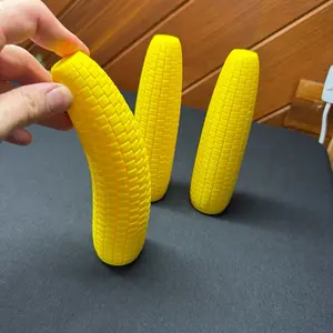 Flexi Corn on the Cob Figure 3d Printed