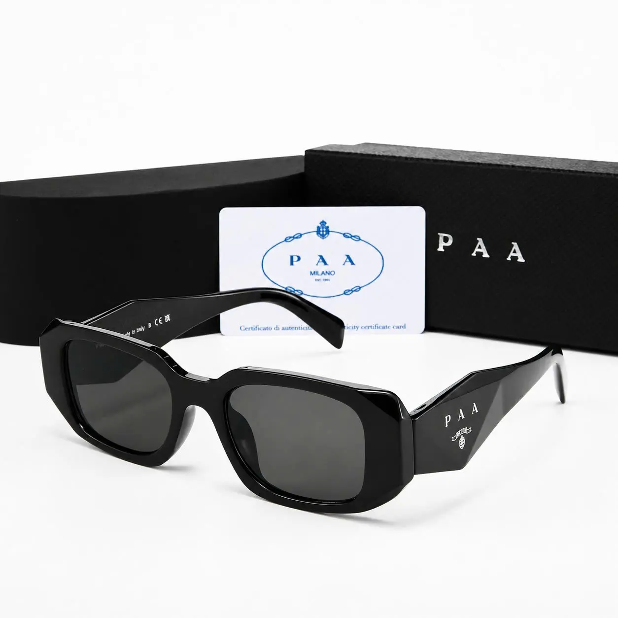 Classic Square Polarized Sunglasses for Men & Women | UV400 Protection Lightweight Fashion Eyewear for Driving Travel Outdoor