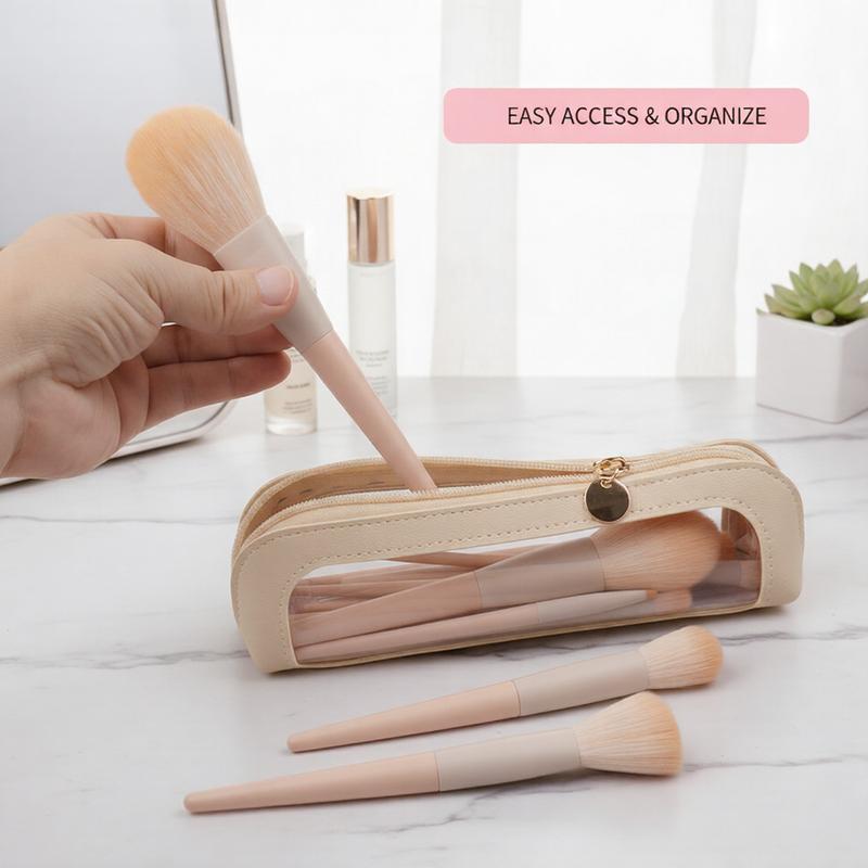 2-Pack Portable Cosmetic Storage Bag, Zipper Storage Bag , Versatile Storage Stationery, Travel Storage Bag