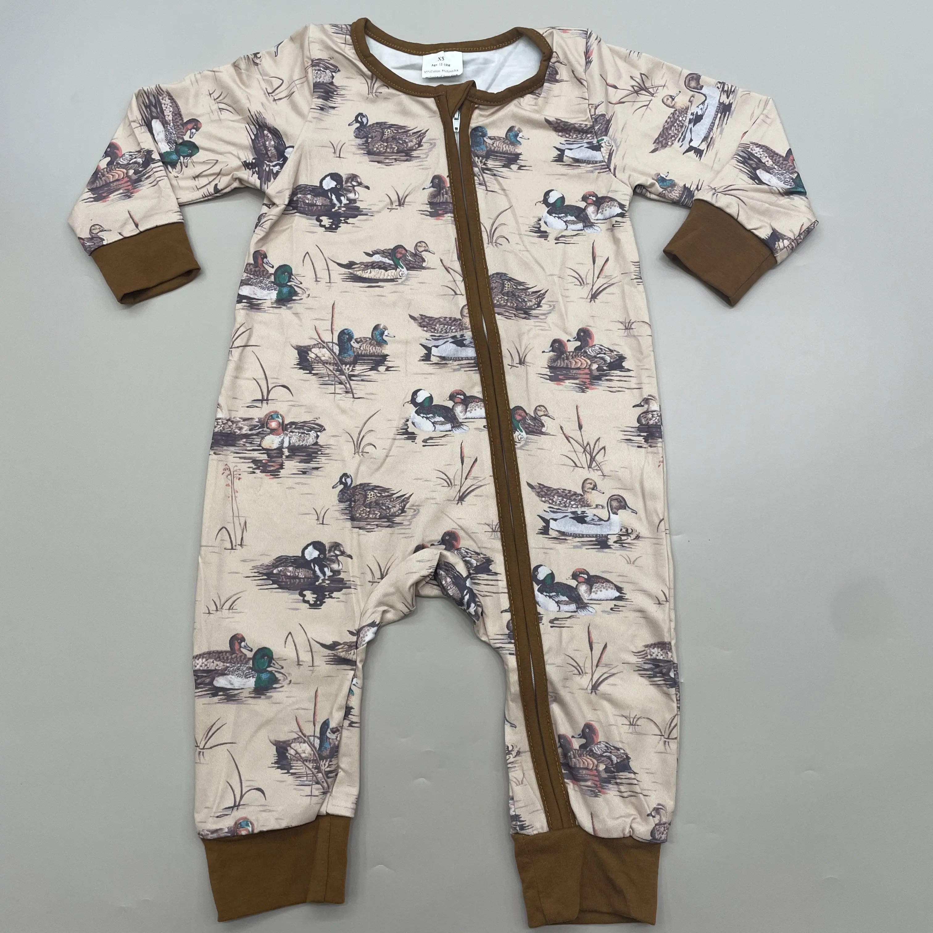 Baby Mallard Zip Romper Hunting Clothing Baby Stuff Onesie