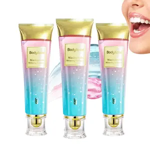 Tripel Whitening Niacinamide Teeth Whitening Toothpaste for Multi-Pack, newest fast-actingwhitening formula,icotinamide, Anti plaque,Niacinamide & Хylitol for a Brighter Smile