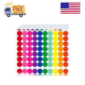 Colored Dot Stickers 700 PCS Color Coding Labels Round Circle Stickers Labels Sticky Dots Stickers