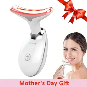 Neck Massager, Facial and Neck Massage Tool, Suitable for Facial, Neck, and Leg Massage, for Women and Men, Facial Beauty Instrument