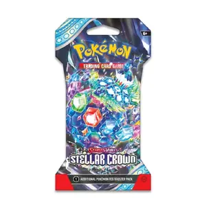 Pokemon SV7 Stellar Crown Sleeved Booster Pack: LIVE ONLY Hobby Trading Cards Sealed Hobby Box