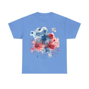 Gildan Heavy Cotton Tee - Classic Unisex Fitted Crew Neck Shirt for All Seasons - Top Casual