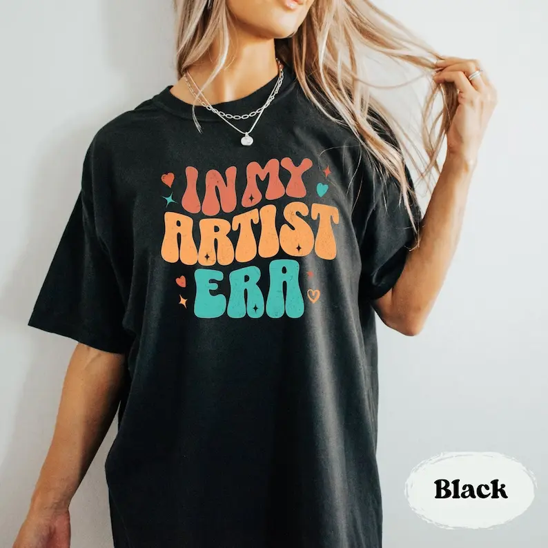 In My Artist Era Shirt, Gift for Artist,  Makeup Artist Shirt,  Artist Gifts, Art Lover, Art Teacher Shirt, Tattoo Artist, Painter Gift, Artist Shirt, Artist Tee, Gift for Artist, Artist Gift, Art Lover Gift, Painter Shirt, Gift for Him, Gift for Her A68