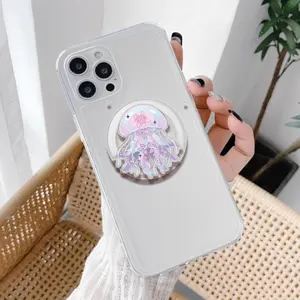 Dreamy Sea Creature Magsafe Phone Grip: Ocean Jellyfish Hand Holder, Kawaii Jellyfish  Accessory