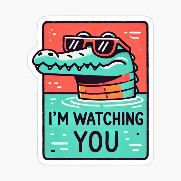 I'm Watching You Sticker I'm Watching You Sticker