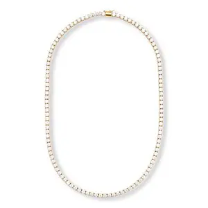 Radiance by Absolute™ 20" 4mm Round Magnetic Clasp Tennis Necklace