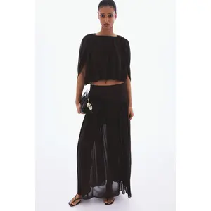 H&M Chiffon maxi skirt