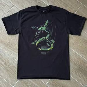 Rayquaza, Vintage Pokebon Graphic, Green Monster, PKM 100% Cotton T-shirt 6oz