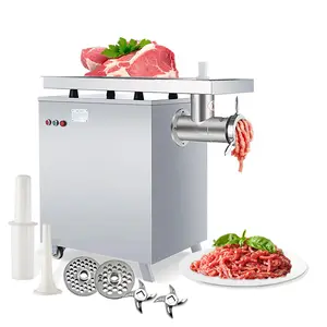 Garvee Commercial Electric Meat Grinders with Power Ranges from 800W to 3000W, High Capacity Output up to 600KG/H, Includes Multiple Blades, Plates, Sausage Tubes, Suitable for Home Kitchen and Restaurant Use
