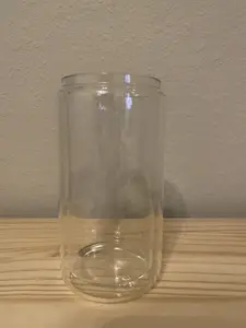 12 oz Snow Globe Glass Can