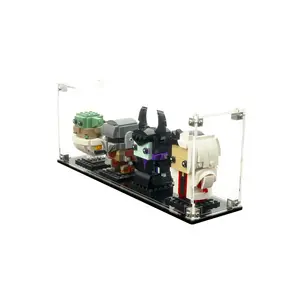 Clear Acrylic Display Case Compatible with LEGO® BrickHeadz Collection 4-Pack - Sets Not Included