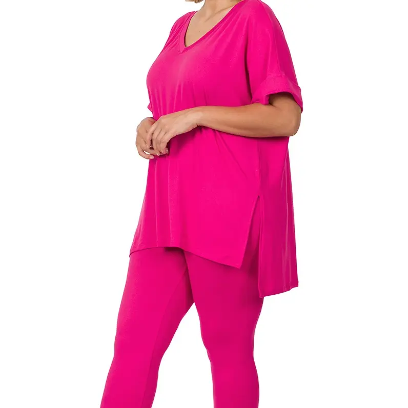 Women's Zenana Busted Microfiber Set, Womenswear Workwear Uniforms Special Clothing