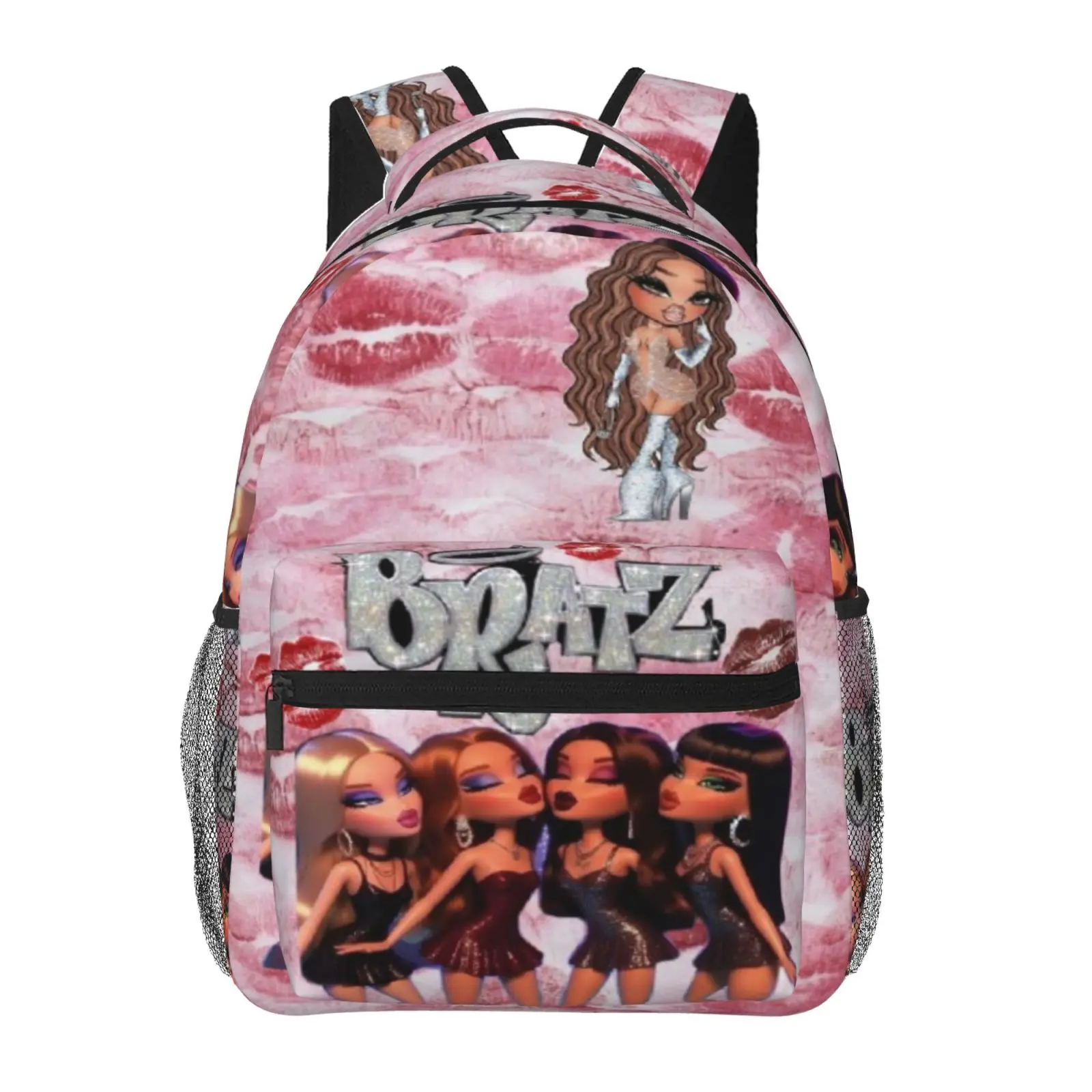 Casual Graphic Print Daypack for Teens & Women, Water-Resistant Oxford with Zipper Pockets & Laptop Sleeve, Swag Back to School Haul, Swag Backpacks, First Day Of School, Full-Wrap