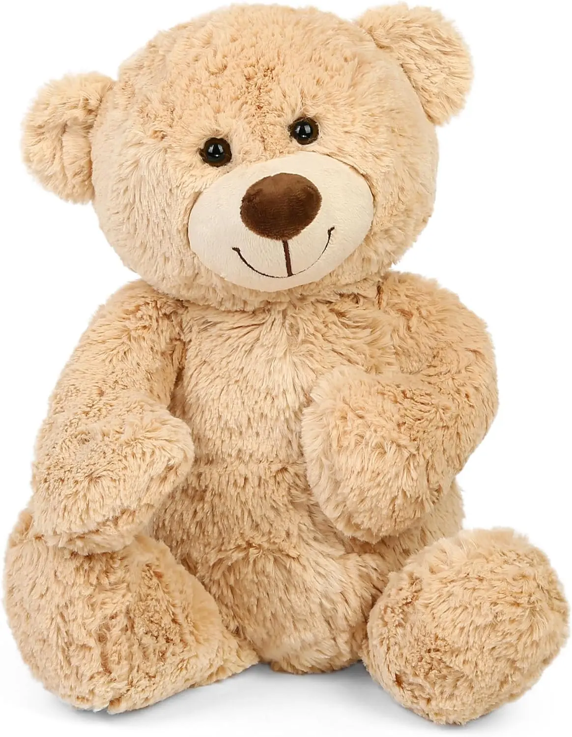 BenBen Teddy Bear Stuffed Animals, 18 inch Soft Plush Toys, Light Brown | Cute Plushies for Girls Kids Toddlers, Ideal Baby Shower Easter Birthday Gift Decor, Soft Snuggle Companion for Daily Cuddles