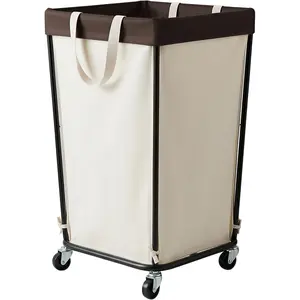 160L Rolling Laundry Basket, Laundry Hamper with Wheels, Large Laundry Cart with Removable Bag, Clothes Organization and for Laundry Room,, Bedroom, Beige