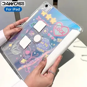 2025 New Transparent Case for IPad Pro Air 13 11 M3 M2 M4 2025 for IPad 11th A16 12.9 " 9 8 7 6 5 4 10 Th Mini 7 6 Cover Pencil