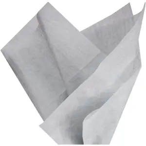 100 Sheets Gray Tissue Paper Bulk, 20 x15 Inches Double Sided Color Wrapping Tissue Paper for  Wrap Bags Crafts Wedding Party and Holiday Decorations