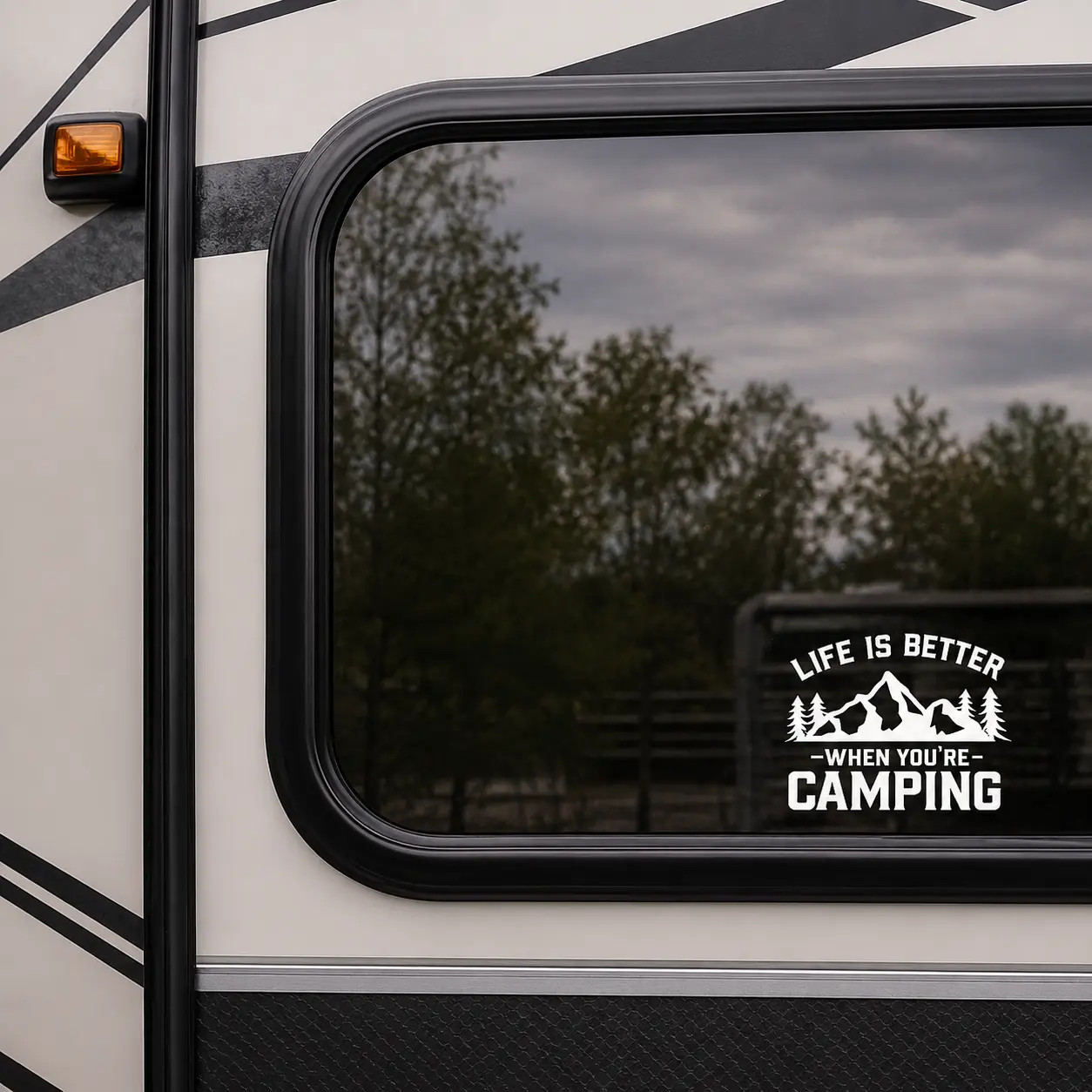 Life is Better When You're Camping - Car Decal