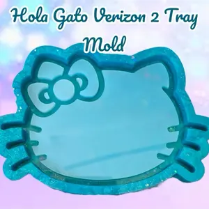 Hola Gato Verison 2 Tray Silicone Mold