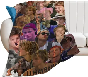 Blanket Super Soft Flannel Throw Blanket Gift Blanket for JJ Actor Maybank Music Lovers All Seasons Outer Bank Bedroom Sofa Living Room Home Decorations 40""*50"" （100 * 130cm）, Style