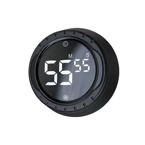 BALDR Kitchen Timer, Digital Timer for Kids, Magnetic Countdown Count Up Timer with Large LED