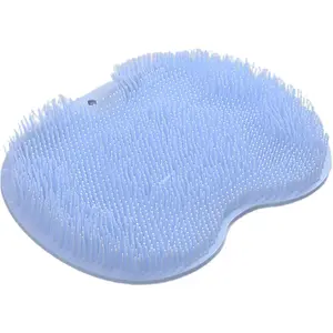 Shower Foot & Back Scrubber, Massage Pad, Shower Foot Scrubber Massager Cleaner for Shower Floor, Shower Foot Massager Scrubber Mat, Foot Wash Bath Mat  Brushes